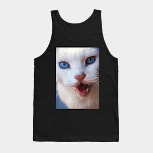 White Cat's Meow Tank Top